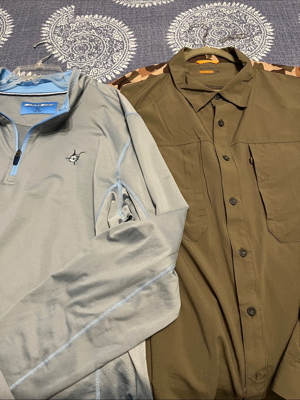 2 men outdoor shirts xxl